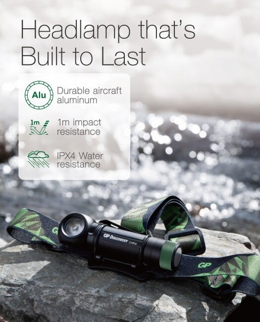 Gp Discovery - Genopladelig Pandelampe - Chr35 - 600 Lm