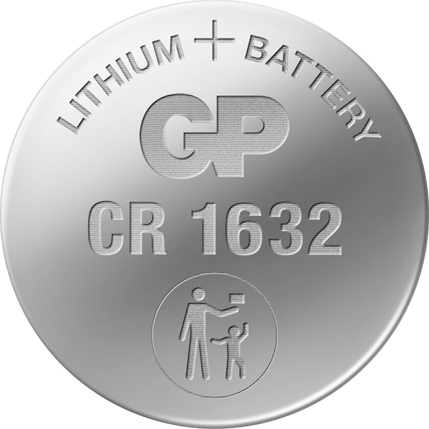 Gp - Lithium Knapcelle Batteri Cr1632 3V - 1 Stk
