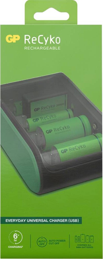 Gp - Recyko Universal Usb Battery Charger B631 | Se tilbud og køb på ...