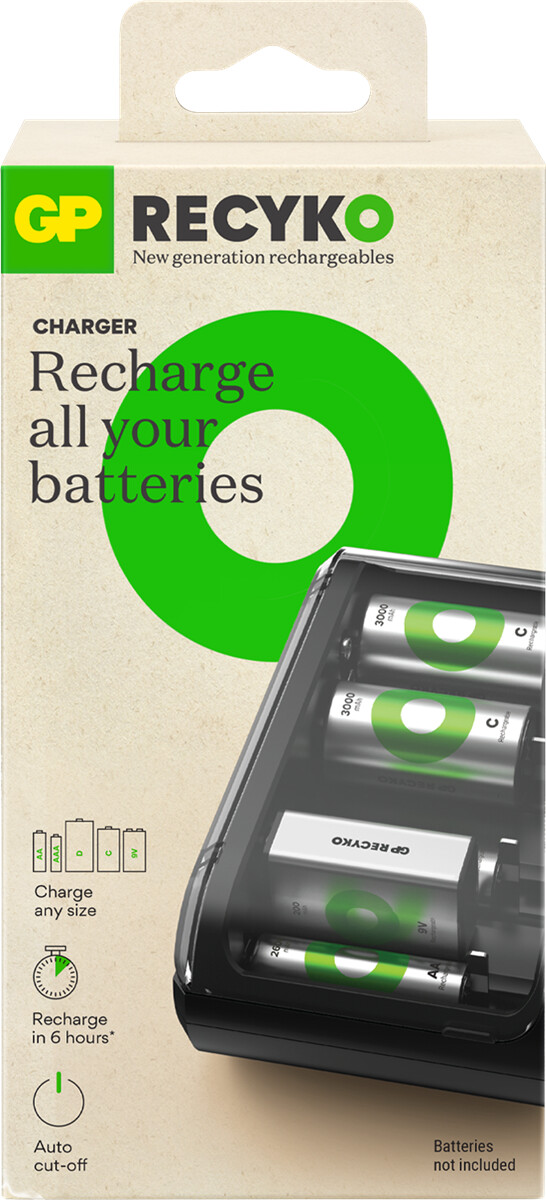 Gp - Recyko Universal Batteri Lader - Usb - B631