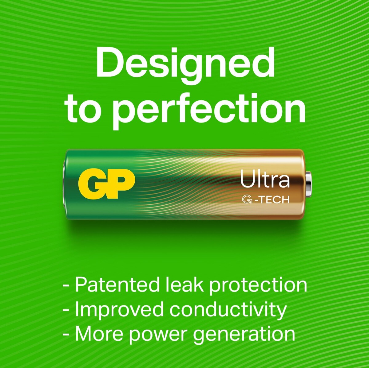 Gp - Ultra Alkaline C Batterier - 14Au Lr14 15V - 2 Stk