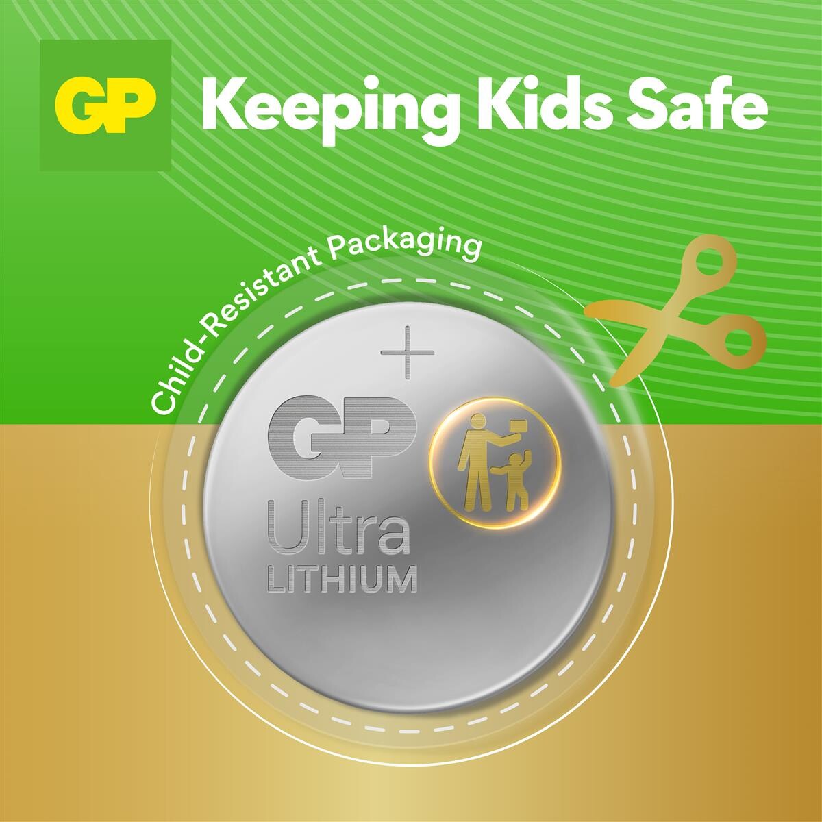 Gp - Cr2032 - Ultra Lithium 3V Knapcelle Batterier - 4-Pak