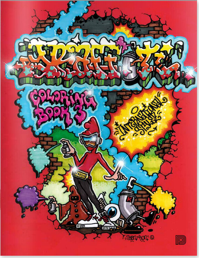 Graffiti Coloring Book 3 : International Styles af Bjorn Almqvist ...