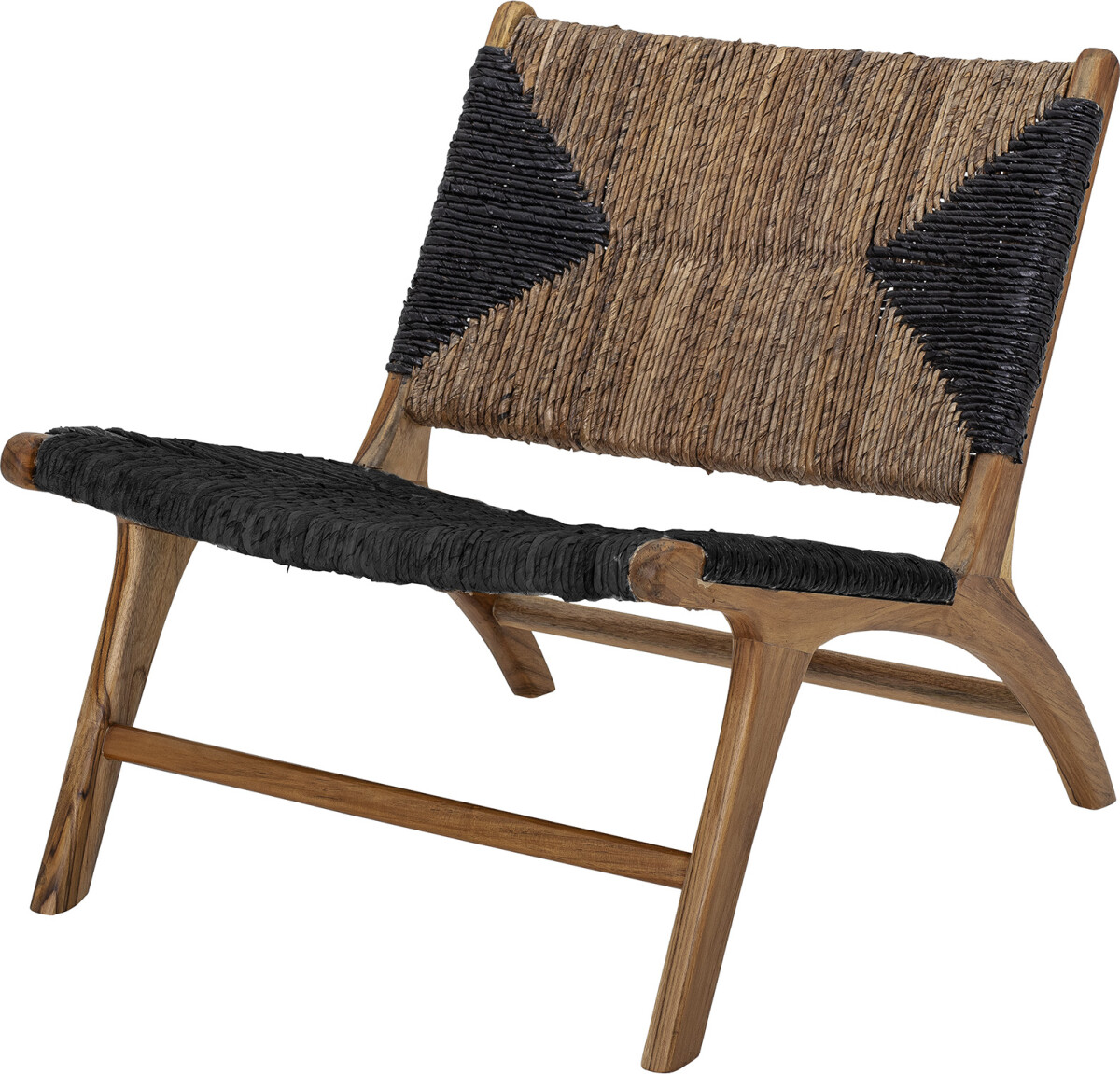 Creative Collection - Grant Loungestol - Sort - Teak Træ