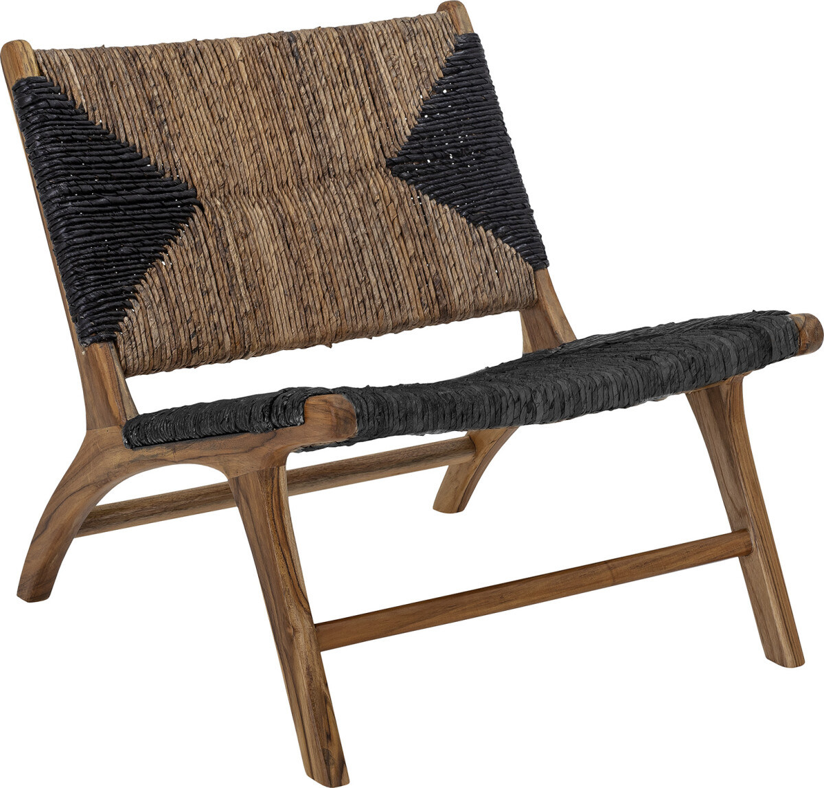 Creative Collection - Grant Loungestol - Sort - Teak Træ