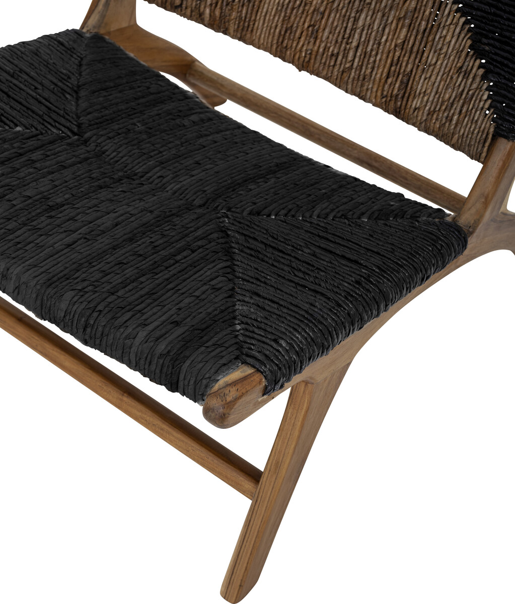 Creative Collection - Grant Loungestol - Sort - Teak Træ