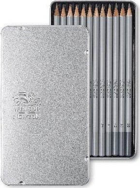 Grafit Blyanter - Sæt Med 12 Stk - Winsor Newton