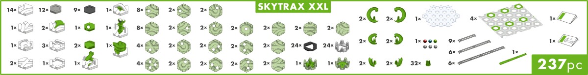 Gravitrax - Skytrax Xxl Kuglebane Action-Set - 237 Dele