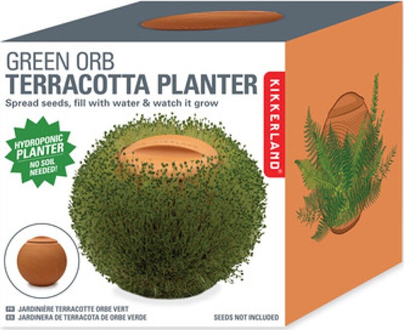 Mikamax Green Orb Terracotta Planter Se tilbud og køb på Gucca.dk
