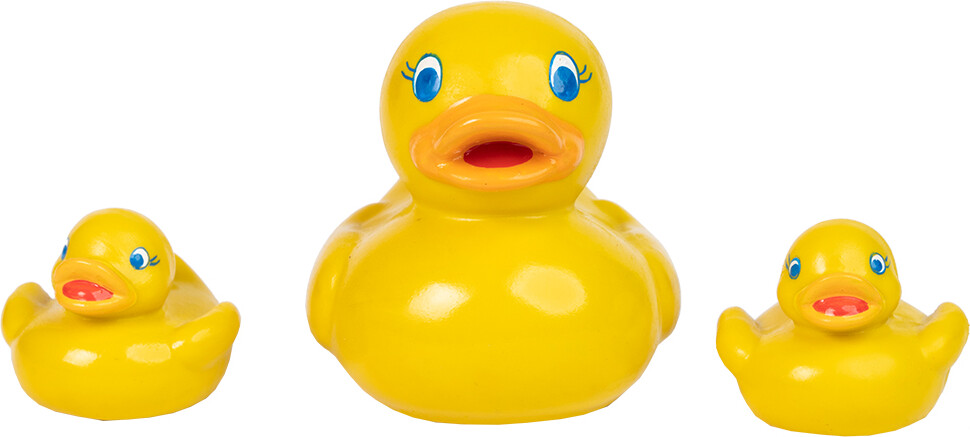 Green Rubber Toys - Badeænder - Sæt Med 3