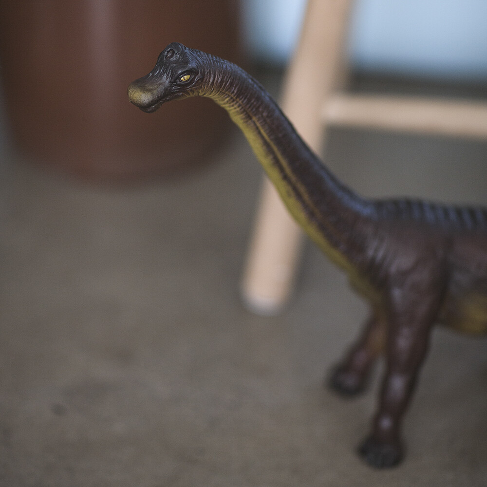 Green Rubber Toys - Bracchiosaurus Dino Figur
