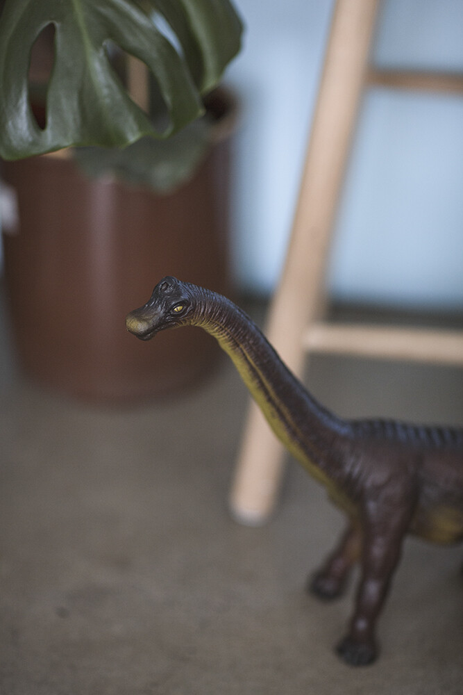 Green Rubber Toys - Bracchiosaurus Dino Figur