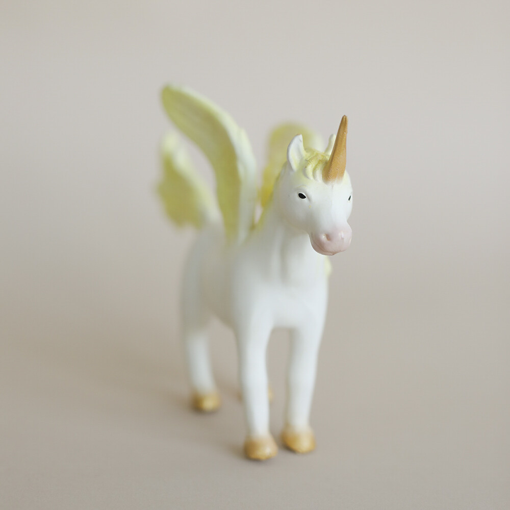 Green Rubber Toys - Pegasus Med Nuancer Af Guld