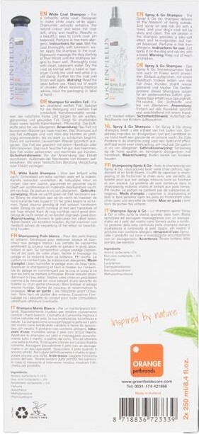 Pelspleje Sæt Til Malteser Hunde 2X250 Ml - Greenfields