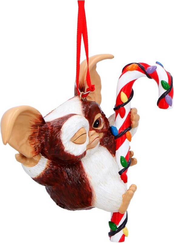 Gremlins - Gizmo Festive Candy Cane Hanging Ornament