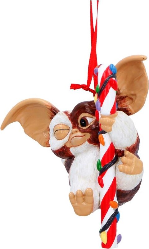 Gremlins - Gizmo Festive Candy Cane Hanging Ornament