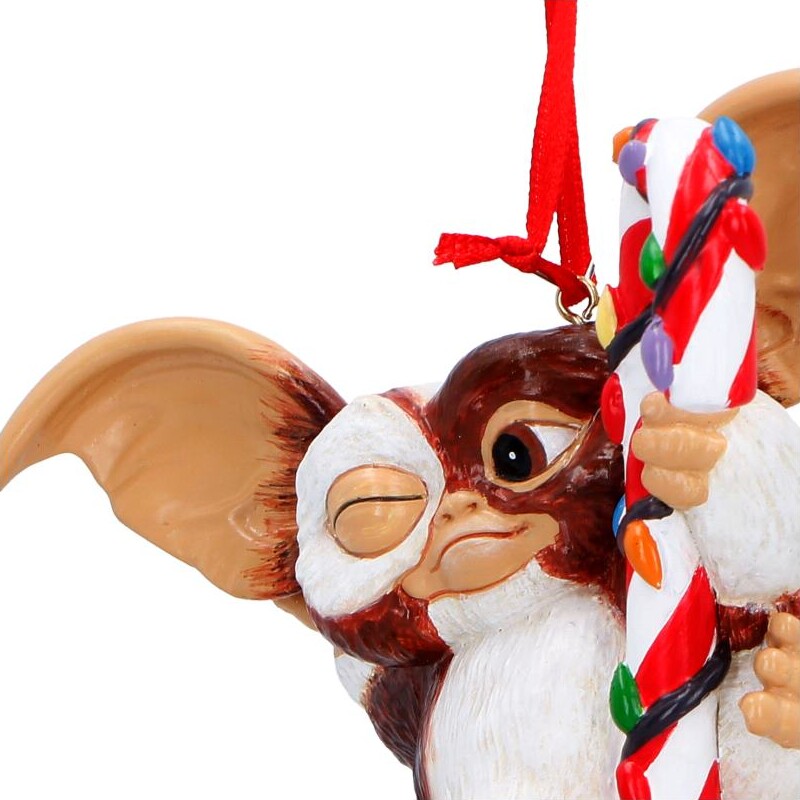 Gremlins - Gizmo Festive Candy Cane Hanging Ornament