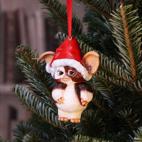 Gremlins Julepynt - Gizmo Med Nissehue - 10 Cm