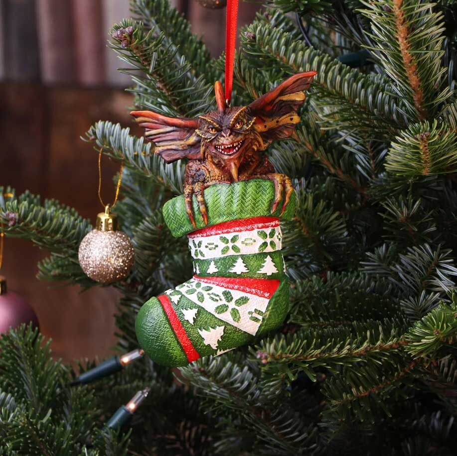 Gremlins Julepynt - Mohawk I Julestrømpe - 11 Cm