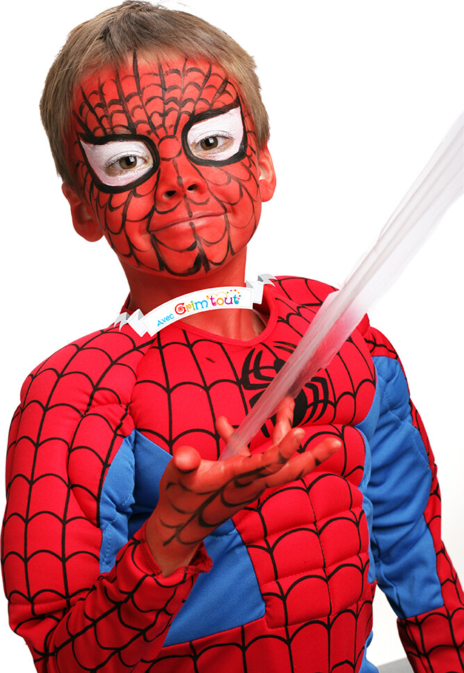 Grim Tout - Rød Krop- Og Ansigtsmaling Til Børn - 20 Ml