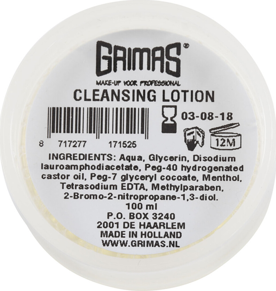 Grimas Cleansing Lotion Til Ansigtsmaling - 100 Ml