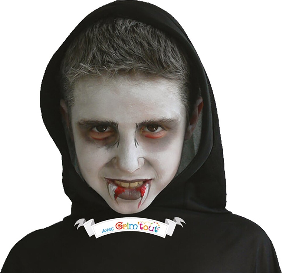 Grim Tout - Teatersminke - 3 Farvestifter - Pirat Vampyr