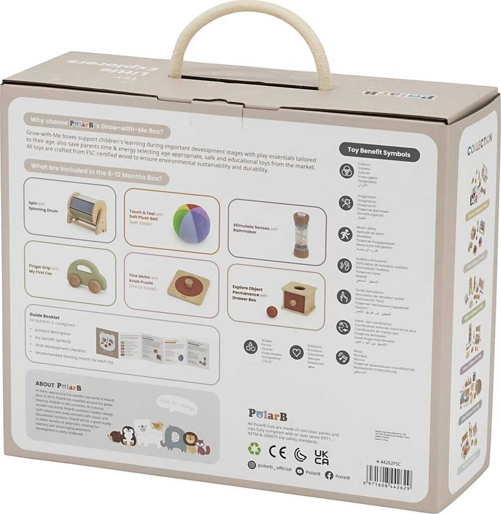 Grow-With-Me Box By Polar B - Opdagelsesleg Aktivitetsboks