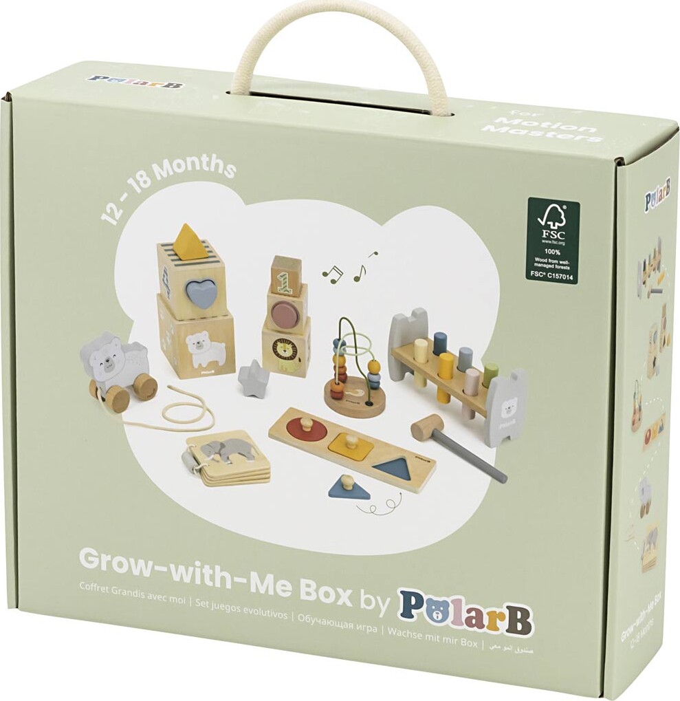 Grow-With-Me Box By Polar B - Motorikleg Aktivitetsboks