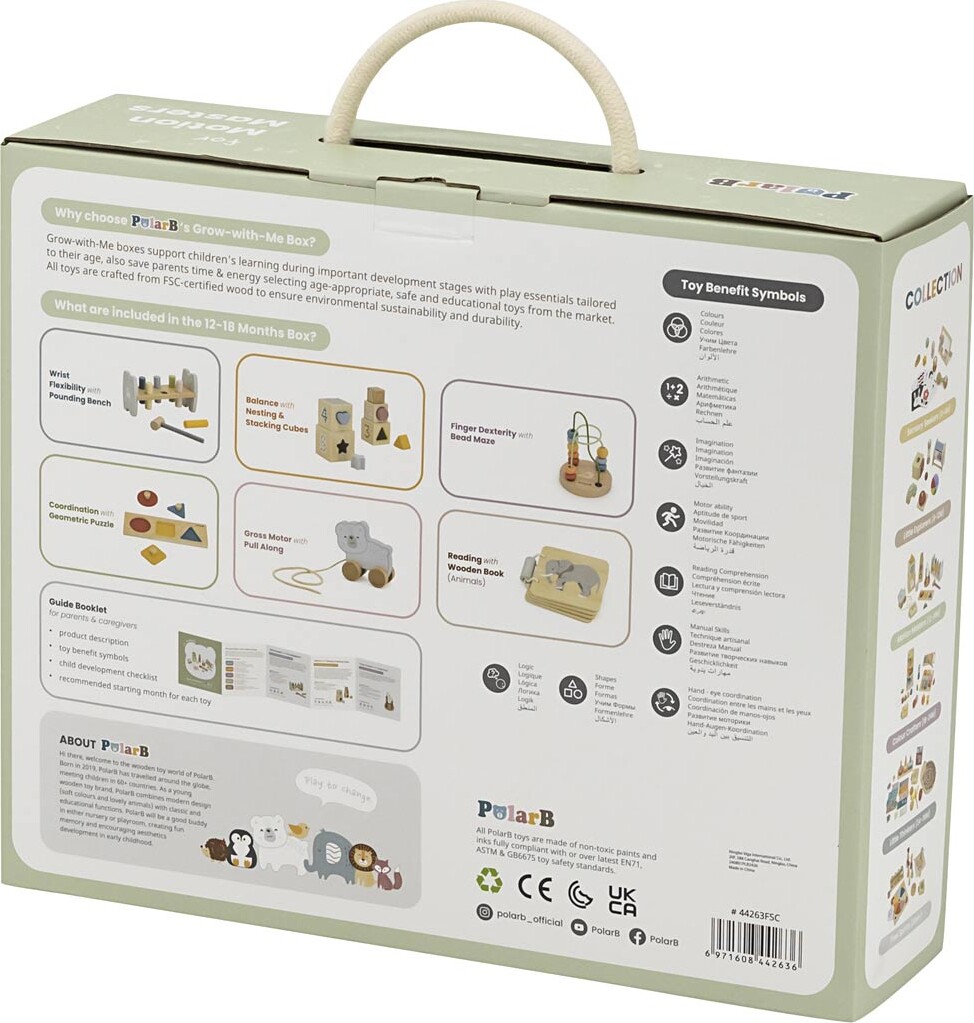 Grow-With-Me Box By Polar B - Motorikleg Aktivitetsboks