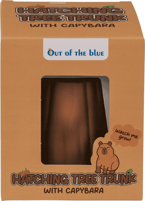 Out Of The Blue - Kapivar Figur I Klækkende Træstamme