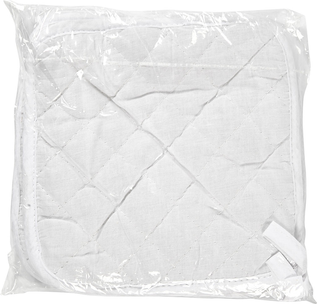 Grydelapper - Hvid - 20X20 Cm - 4 Stk