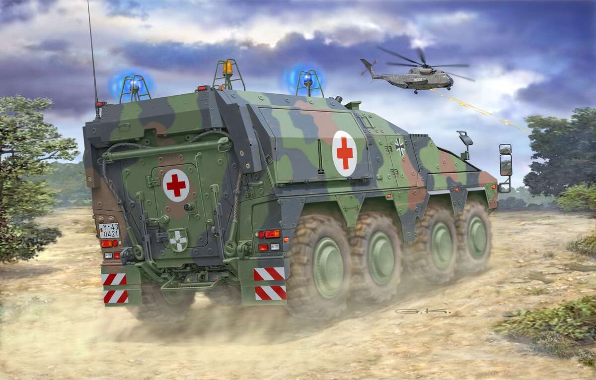 Revell - Gtk Boxer Sgsankfz Byggesæt - 1 72 - Level 4 - 03362