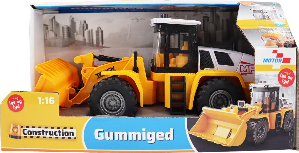 Gummiged Legetøj Med Lys Og Lyd - 1 16