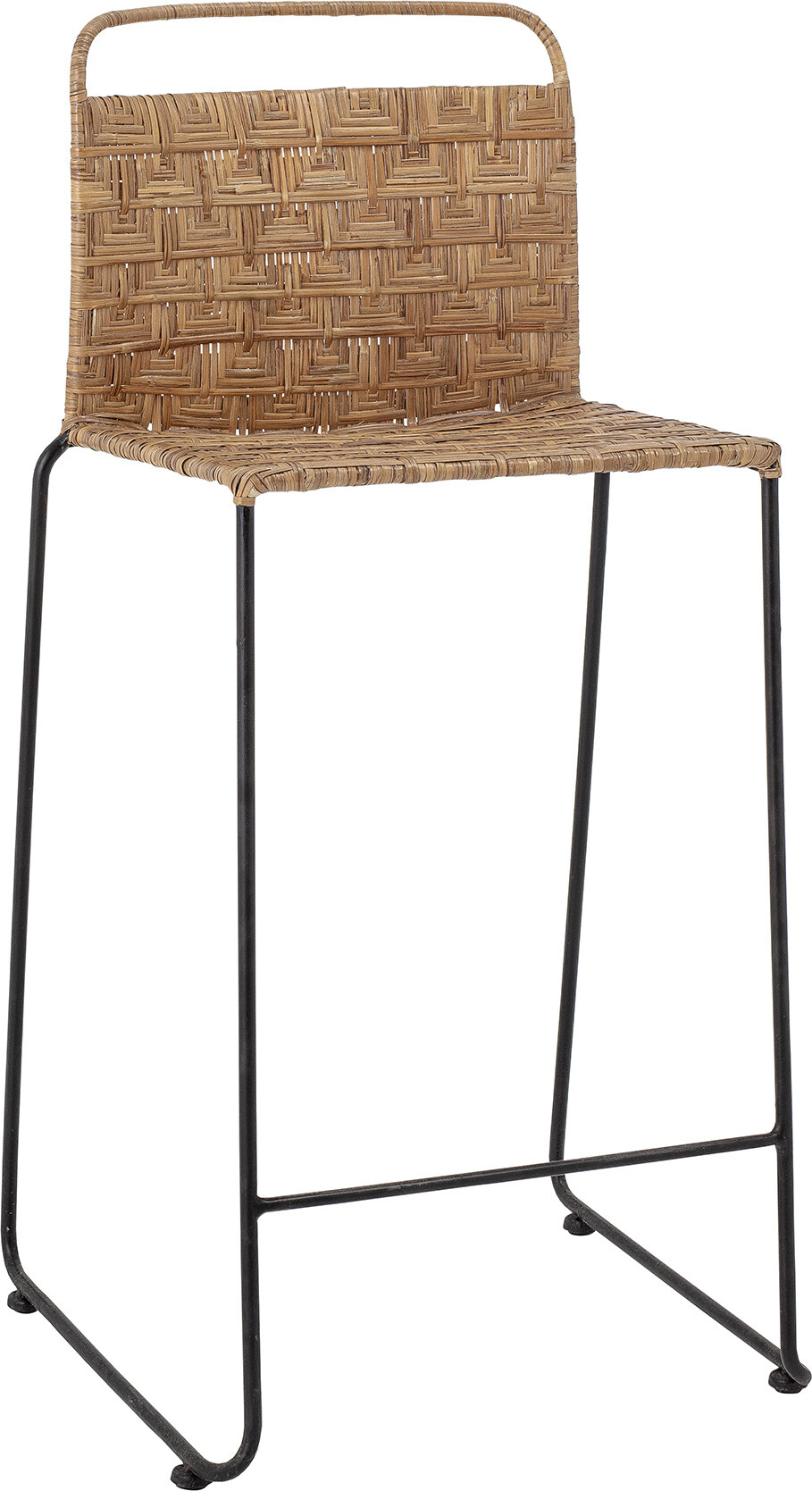 Køb Bloomingville - Gunnel Barstol Med Ryglæn - Natur - Rattan - Flet ...