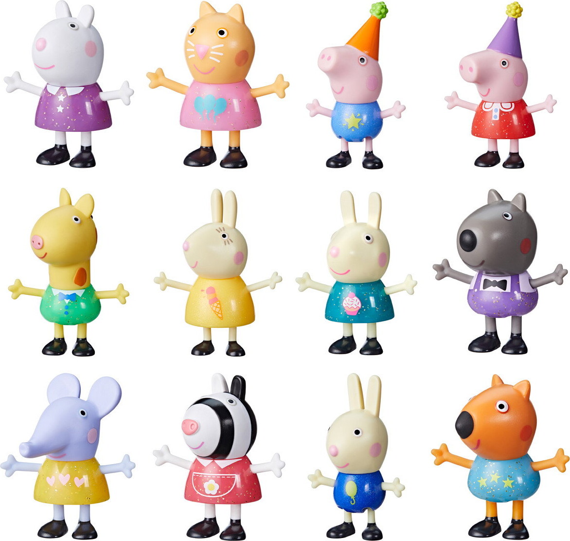 Peppa Pig - Peppa S Party Friends - Assorteret - Hasbro G0152