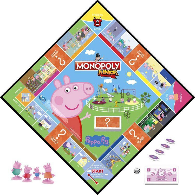Gurli Gris Monopoly Junior - Hasbro Spil