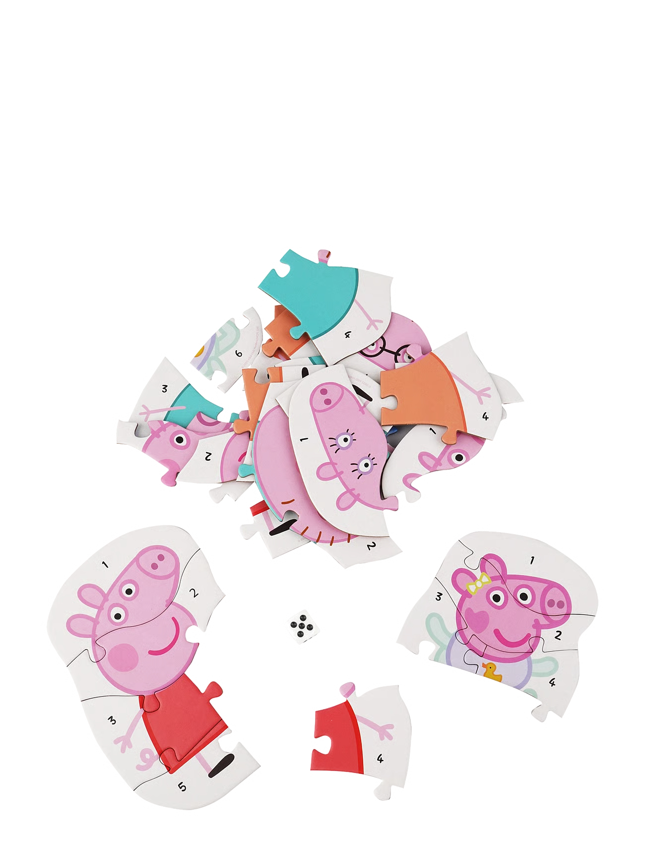 Peppa Pig - Shaped Puzzles - Puslespil - Gurli Gris - Barbo Toys