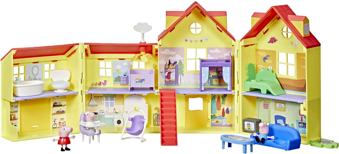 Gurli Gris - Peppa S Big Family House - Dukkehus - Hasbro G0508