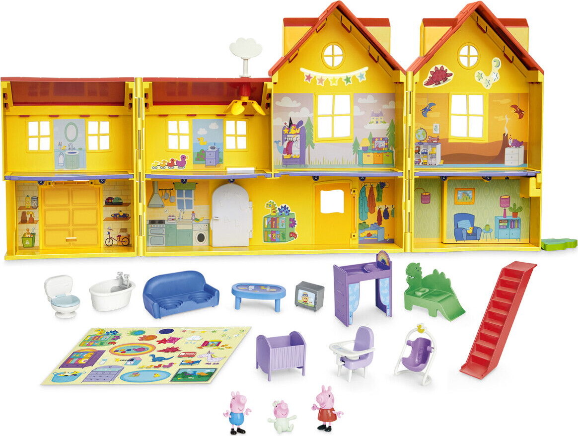 Gurli Gris - Peppa S Big Family House - Dukkehus - Hasbro G0508