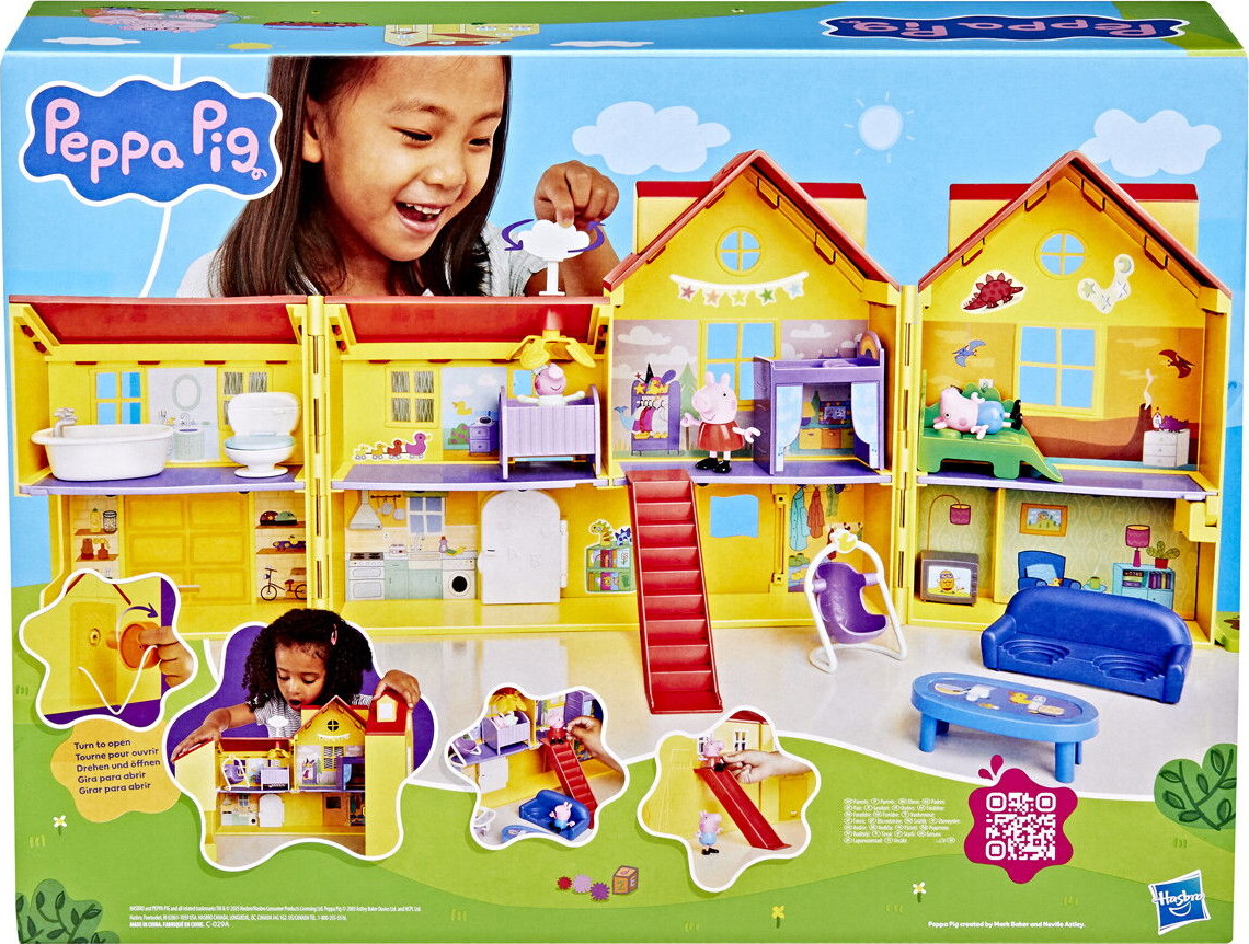 Gurli Gris - Peppa S Big Family House - Dukkehus - Hasbro G0508