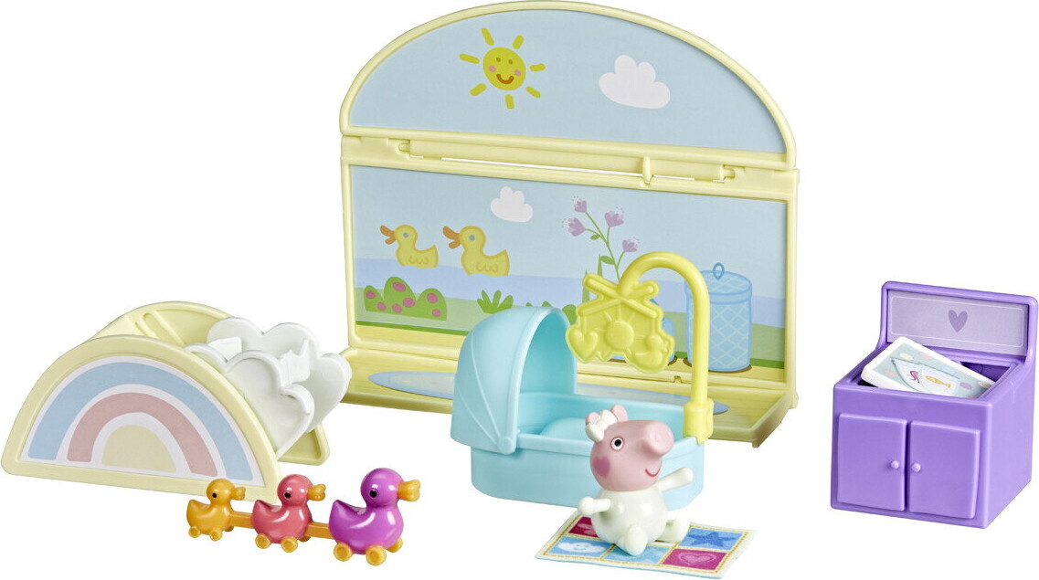 Peppa Pig - Evie S Nursery Set - Gurli Gris Værelse - Assorteret