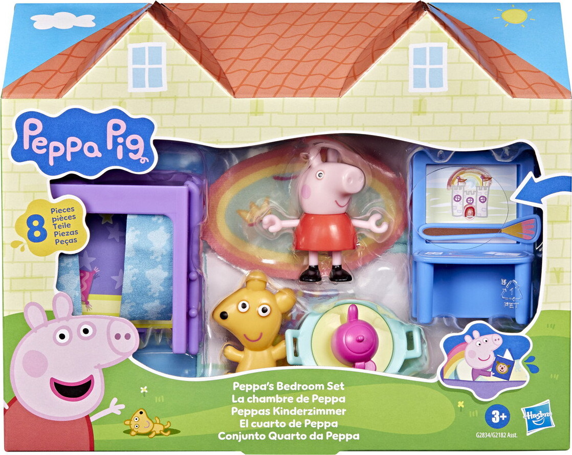 Peppa Pig - Evie S Nursery Set - Gurli Gris Værelse - Assorteret