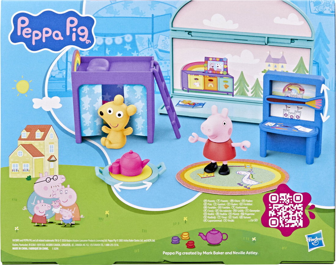 Peppa Pig - Evie S Nursery Set - Gurli Gris Værelse - Assorteret