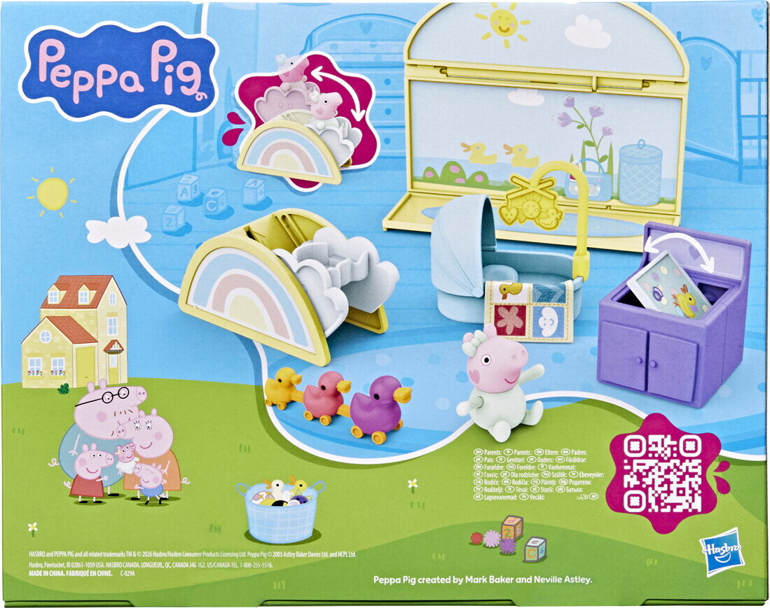 Peppa Pig - Evie S Nursery Set - Gurli Gris Værelse - Assorteret