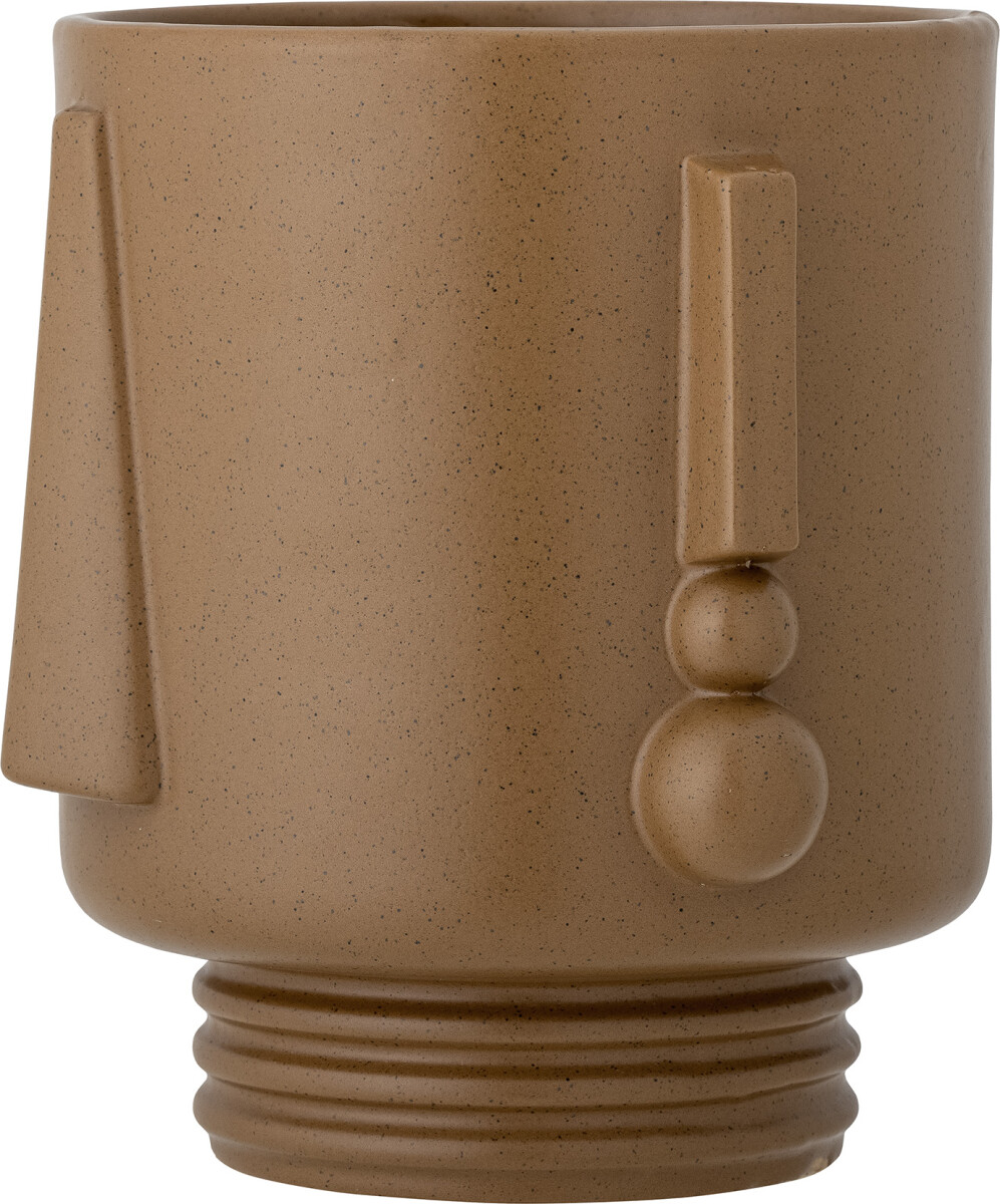 Bloomingville - Guxim Urtepotteskjuler - Brun - Stentøj Keramik
