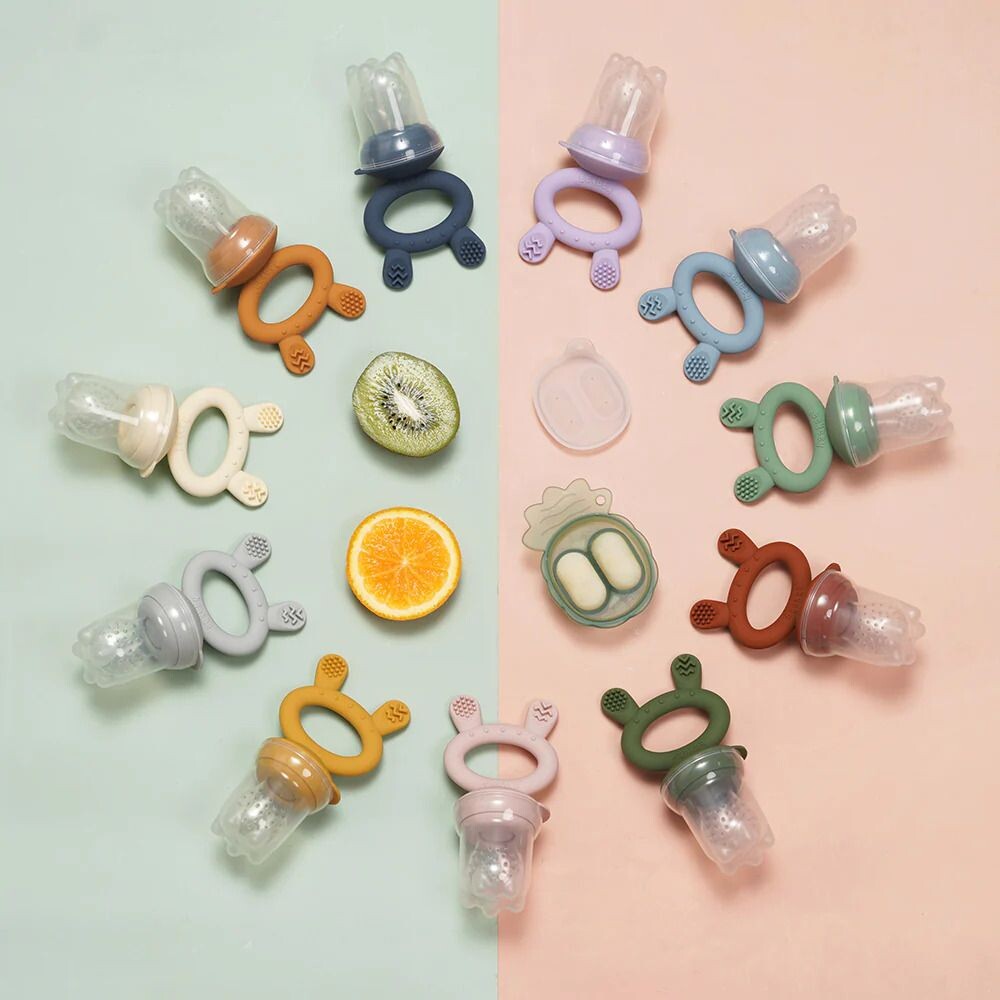 Haakaa - Freeze-N-Feed Mini Sæt - Blush Feeder Grøn Frysebakke