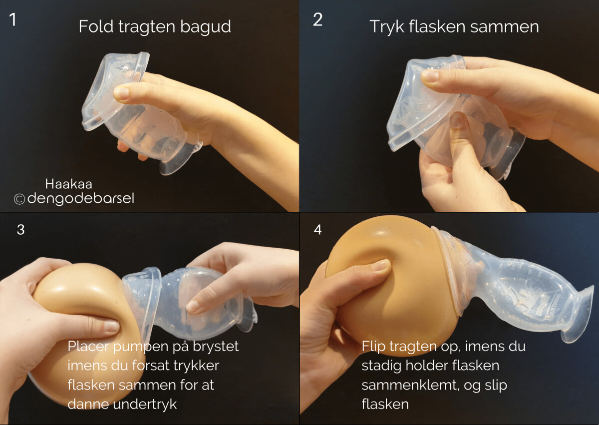 Haakaa - Gen 2 Silikone Brystpumpe Med Blomsterprop - 100 Ml