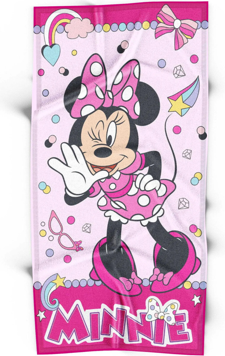 Minnie Mouse Håndklæde Til Børn - Disney - 70X140 Cm