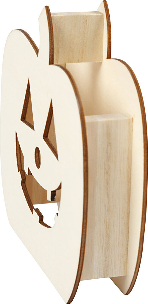 Halloweenfigur - Græskarhoved - H 13 Cm - D 3 Cm - B 13 5 Cm - 1 Stk