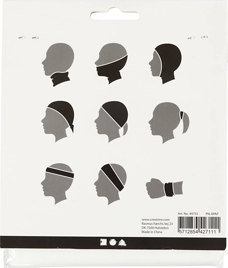 Halsedisse - Råhvid - 49X25 Cm